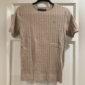 Tommy Hilfiger crew neck short sleeve sweater size small
